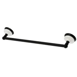 Victorian 18-Inch Towel Bar in Matte Black Towel Bars