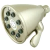 Outlet Victorian 3-5/8" 8 Jet Adjustable Brass Shower Head Shower Heads