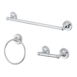 Hot Victorian 3-Piece 20.75" Bathroom Accessory Set Accessory Packages