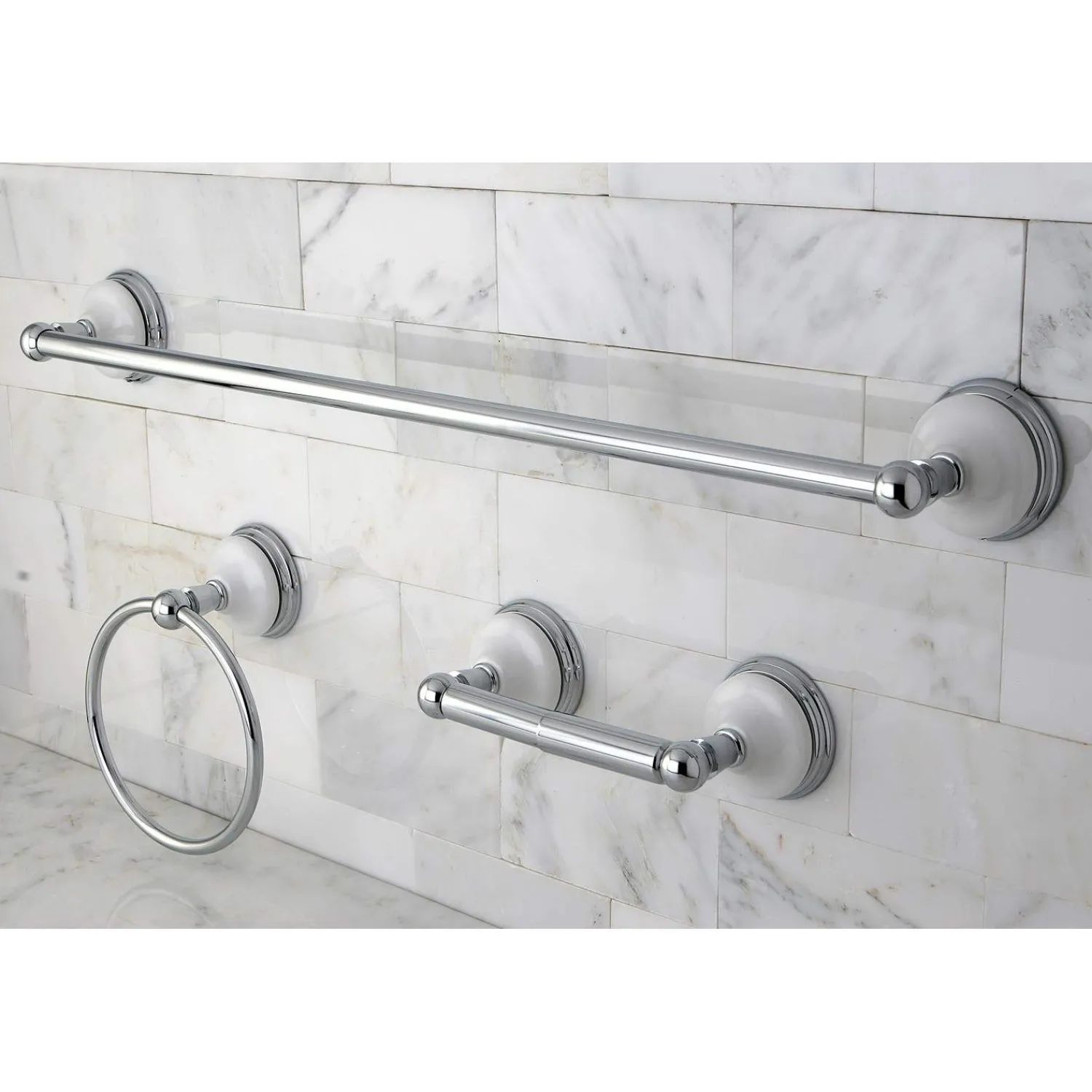 Outlet Victorian 3-Piece 24" Bathroom Hardware Accessory Packages