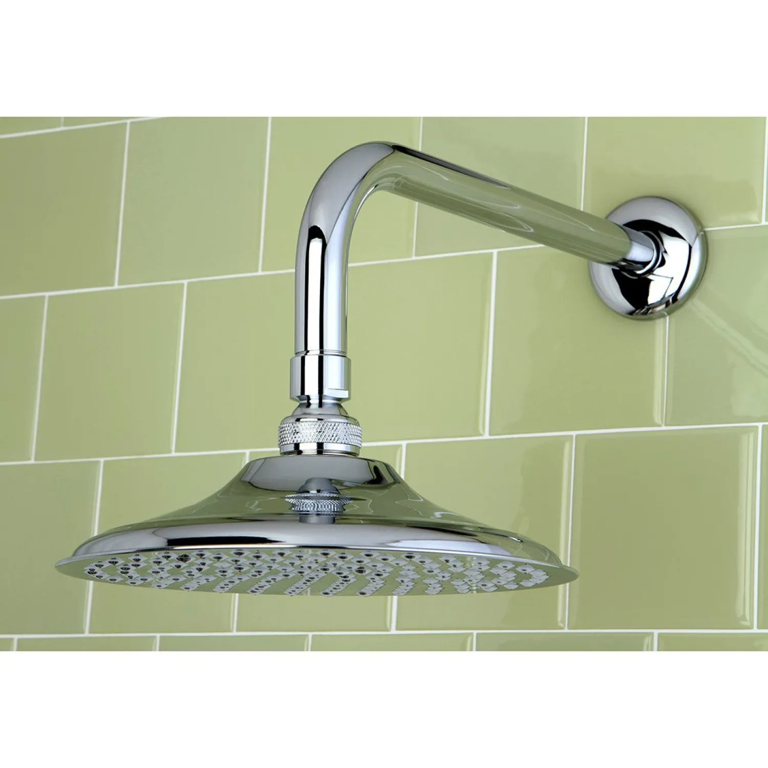 Online Victorian 5-1/4" Shower Head with Shower Arm in Polished Chrome Shower Heads