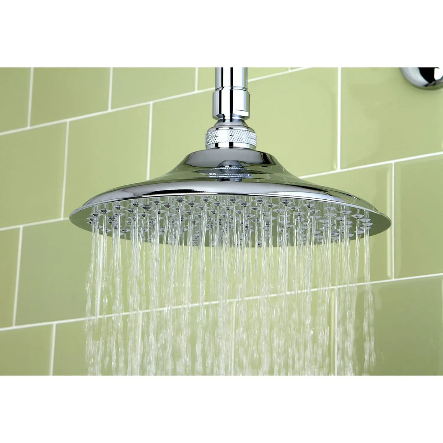 Online Victorian 5-1/4" Shower Head with Shower Arm in Polished Chrome Shower Heads