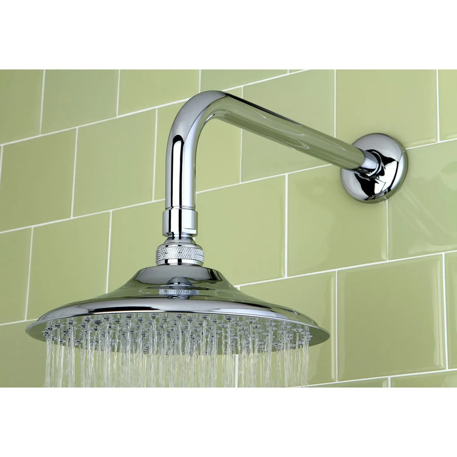 Online Victorian 5-1/4" Shower Head with Shower Arm in Polished Chrome Shower Heads