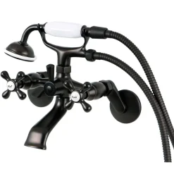 Outlet Victorian Tub Wall Mount Clawfoot Tub Filler with Hand Shower Tub Faucets