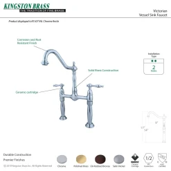 Best Victorian Two-Handle Vessel Sink Faucet Vessel Faucets