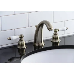 Outlet Victorian Two-Handle 8-Inch Widespread Bathroom Faucet 8