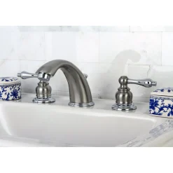 Victorian Widespread Bathroom Faucet 8