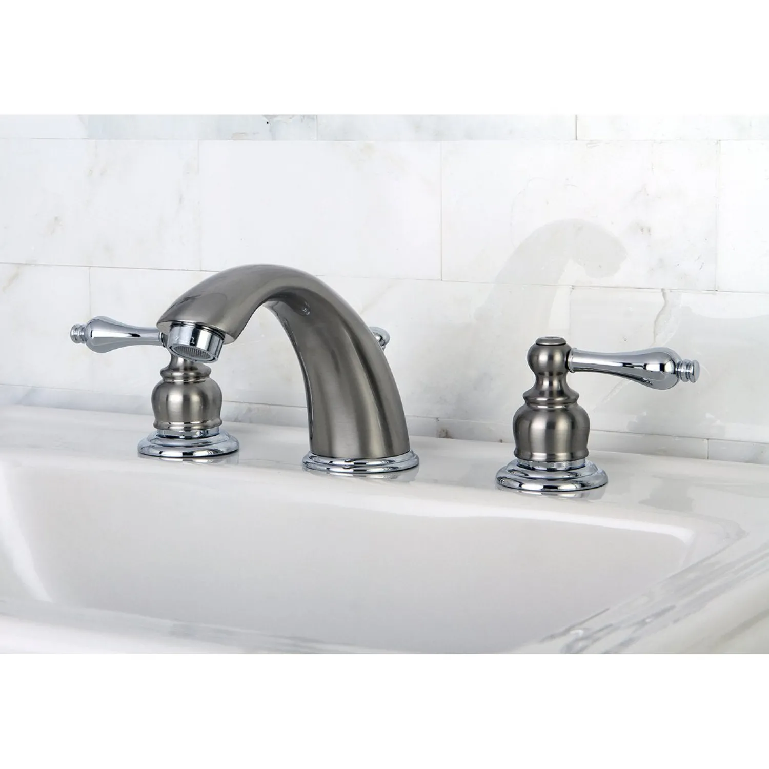 Victorian Widespread Bathroom Faucet 8" Widespread