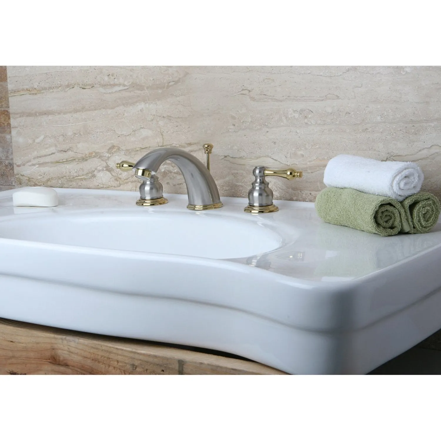 Victorian Widespread Bathroom Faucet 8" Widespread