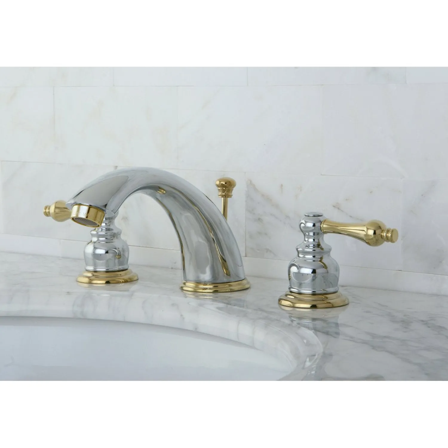 Victorian Widespread Bathroom Faucet 8" Widespread