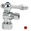 Online Vintage Angle Stop with 5/8" OD Compression x 3/8" OD Compression Toilet Parts