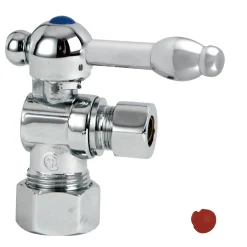 Online Vintage Angle Stop with 5/8" OD Compression x 3/8" OD Compression Toilet Parts