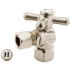Sale Vintage Angle Stop with 1/2" IPS x 1/2" OD Compression Toilet Parts