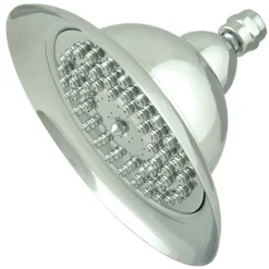 Clearance Vintage 6" Bell-Shaped Brass Shower Head in Polished Chrome Shower Heads