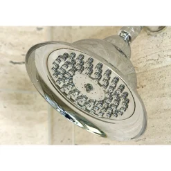 Clearance Vintage 6" Bell-Shaped Brass Shower Head in Polished Chrome Shower Heads