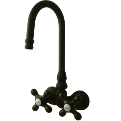 Sale Vintage 3-3/8" Brass Wall Mount Clawfoot Tub Filler Faucet Tub Faucets
