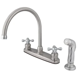 Sale Vintage Centerset Deck Mount Kitchen Faucet Faucets With Side Spray