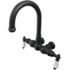 Clearance Vintage 3-3/8" Centers Classic Wall Mount Clawfoot Tub Filler Tub Faucets