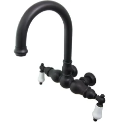Clearance Vintage 3-3/8" Centers Classic Wall Mount Clawfoot Tub Filler Tub Faucets