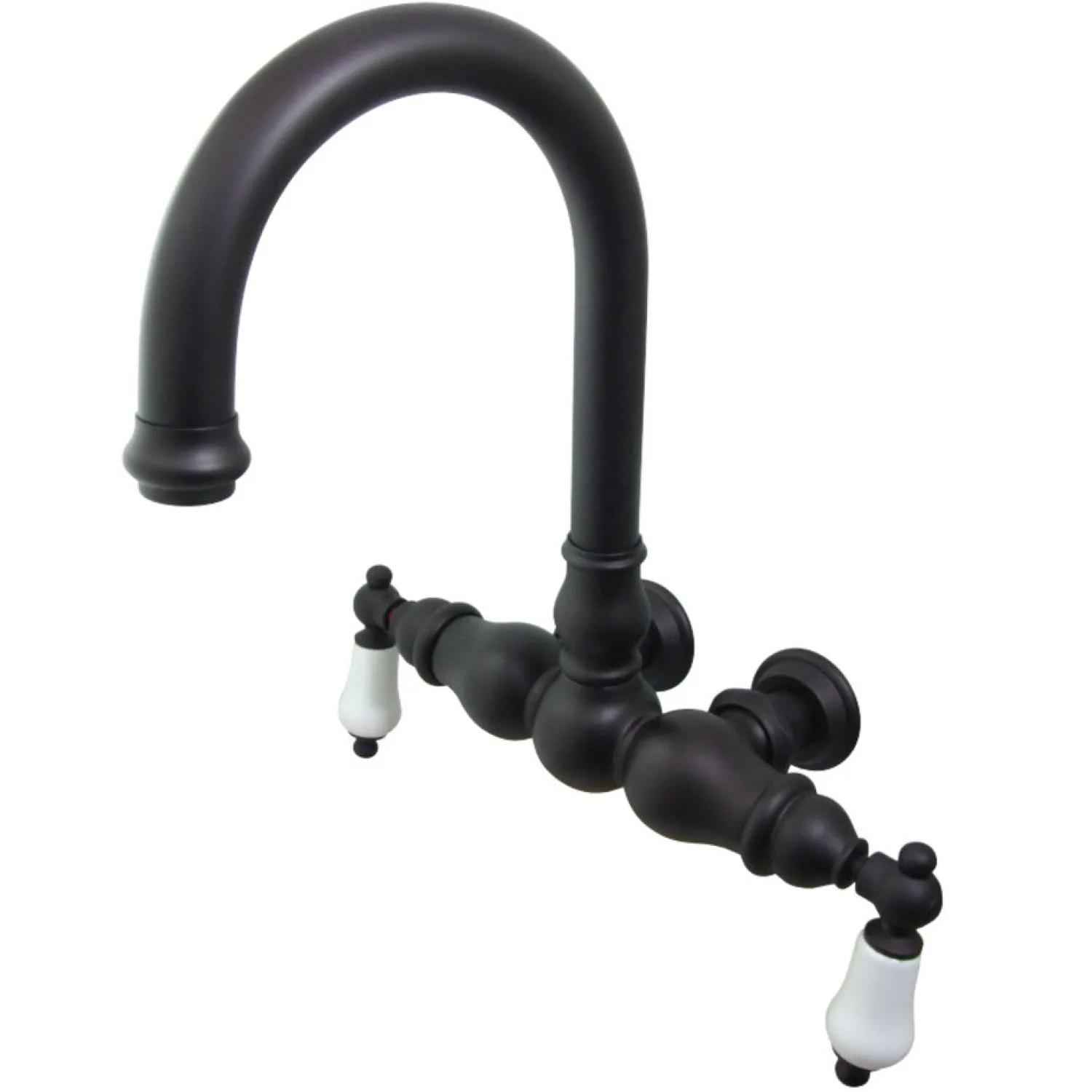 Clearance Vintage 3-3/8" Centers Classic Wall Mount Clawfoot Tub Filler Tub Faucets