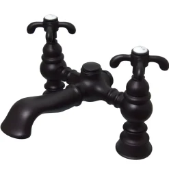 Discount Vintage 7" Classic Deck Mount Clawfoot Tub Filler Tub Faucets