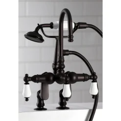 Hot Vintage Clawfoot Tub Faucet with Hand Shower Tub Faucets