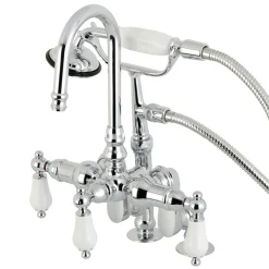 Hot Vintage Clawfoot Tub Faucet with Hand Shower Tub Faucets