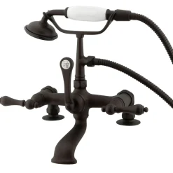 Sale Vintage 7" Clawfoot Deck Mount Tub Filler Tub Faucets