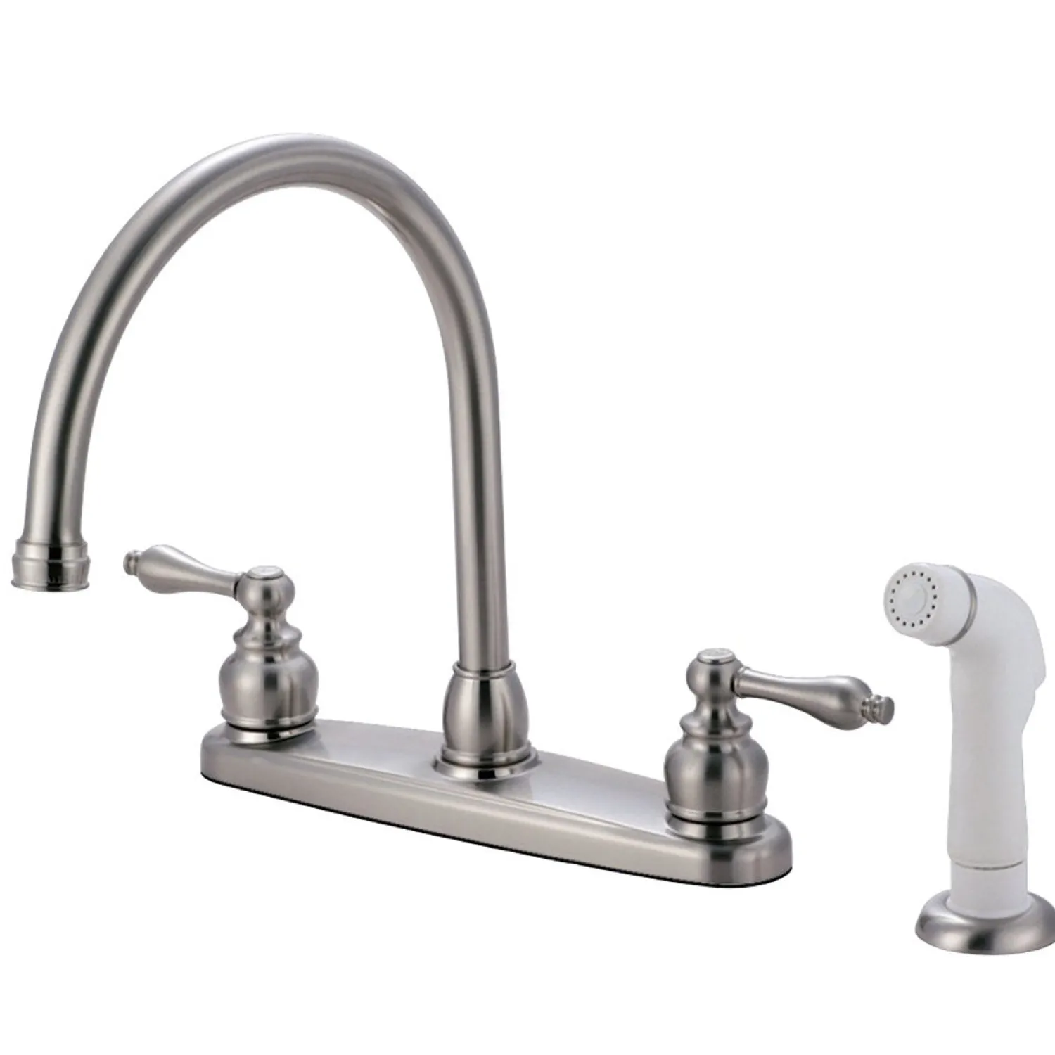 Discount Vintage Deck Mount Centerset Kitchen Faucet Faucets With Side Spray