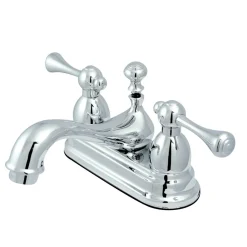 Sale Vintage Deck Mount Lever-Handle 4-Inch Centerset Bathroom Faucet 4