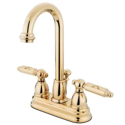 Clearance Vintage Deck Mount 2-Handle 4-Inch Centerset Bathroom Faucet 4