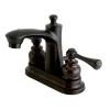 Outlet Vintage Deck Mount 4" Centerset Bathroom Faucet 4" Center Set