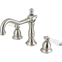 Sale Vintage Deck Mount 8 to 16-Inch 3-Hole Widespread Bathroom Faucet 8" Widespread