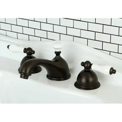 Discount Vintage Deck Mount 8 to 16-Inch Widespread Bathroom Faucet 8