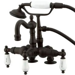 Clearance Vintage Deck Mount Clawfoot Tub Filler Faucet with 3-3/8