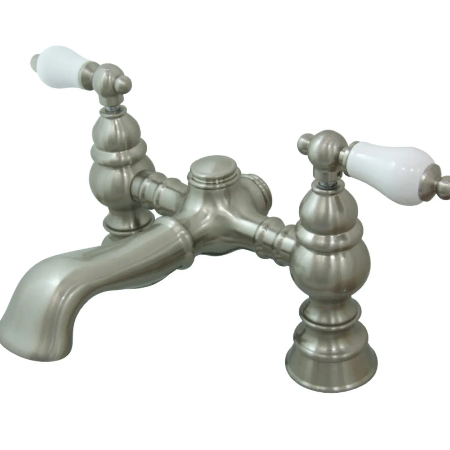Clearance Vintage 7" Deck Mount Clawfoot Tub Filler Tub Faucets