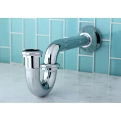 Hot Vintage 1-1/4" Decorative P-Trap in Polished Chrome P-Traps