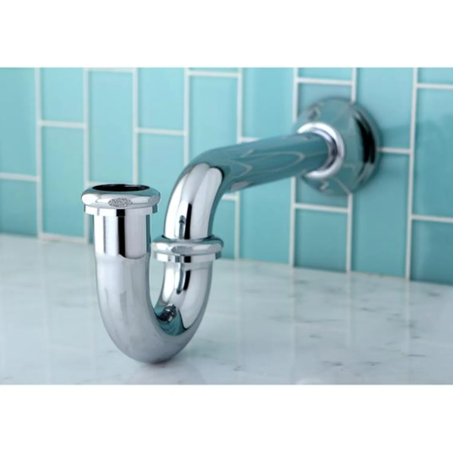 Hot Vintage 1-1/4" Decorative P-Trap in Polished Chrome P-Traps