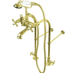 Outlet Vintage Freestanding Clawfoot Tub Faucet with Hand Shower Tub Faucets
