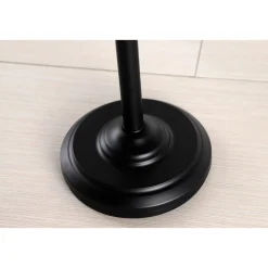 Outlet Vintage Freestanding Double Roll Toilet Paper Holder in Matte Black Toilet Paper Holders