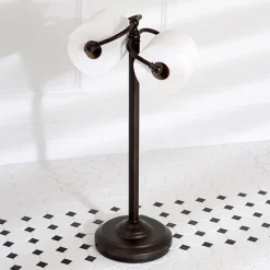 Vintage Freestanding Toilet Paper Stand Toilet Paper Holders