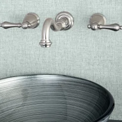 Hot Vintage 2-Handle Wall Mount Bathroom Faucet Wall Mount