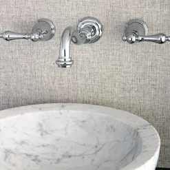 Hot Vintage 2-Handle Wall Mount Bathroom Faucet Wall Mount