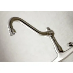 Vintage 2-Hole Wall Mount Bathroom Faucet Wall Mount