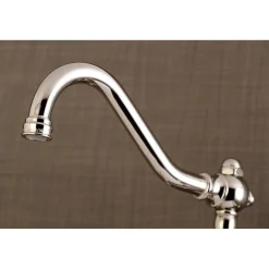 Vintage 2-Hole Wall Mount Bathroom Faucet Wall Mount