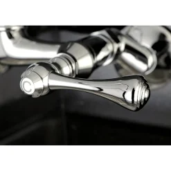 Hot Vintage 6-Inch Adjustable Center Wall Mount Kitchen Faucet Wall Mounted Kitchen Faucets