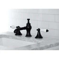 Outlet Vintage 8-Inch Widespread Three-Hole Bathroom Faucet 8" Widespread