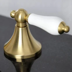 Outlet Vintage 8-Inch Widespread Three-Hole Bathroom Faucet 8