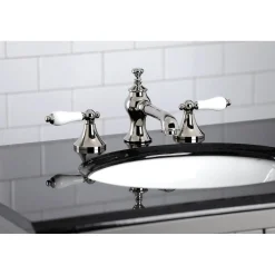 Outlet Vintage 8-Inch Widespread Three-Hole Bathroom Faucet 8