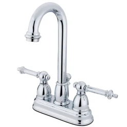 Hot Vintage Lever-Handle 4-Inch Centerset Bathroom Faucet 4" Center Set